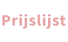 Prijslijst